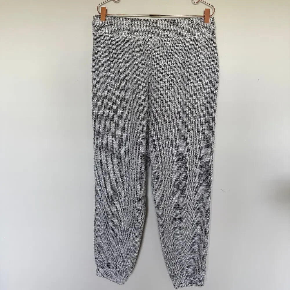 Aerie OFFLINE Womens Snowday Jogger Pants XL Black Knit Drawstring Lounge Cozy - Picture 9 of 10